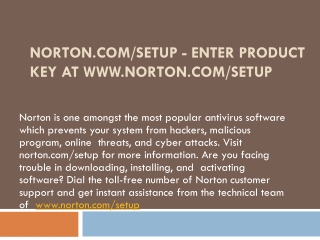 NORTON.COM/SETUP- DOWNLOAD NORTON ANTIVIRUS