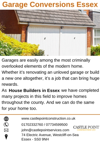 Garage Conversions Essex
