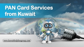 Indian PAN Card Services from Kuwait