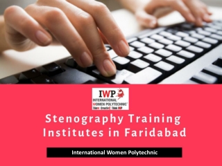 Stenography Training Institutes in Faridabad