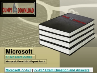 How I Improved My Microsoft 77-427 Exam Dumps In One Day | Dumps4download.us