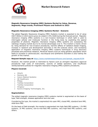 Magnetic Resonance Imaging (MRI) Systems Market