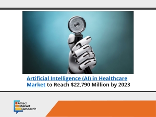 Artificial intelligence in healthcare market worth $22,790 Million by 2023