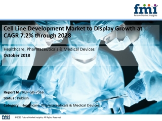 Cell Line Development Market to Display Growth at CAGR 7.2% through 2028