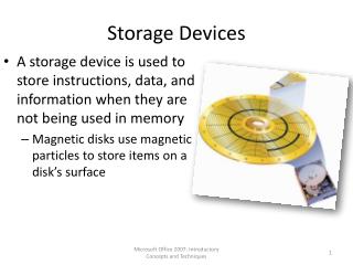 PPT - Storage Devices PowerPoint Presentation, Free Download - ID:822437