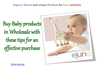 buy baby products in wholesale with these tips for an effective purchase