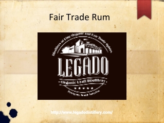 Fair Trade Rum