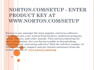 NORTON.COM/SETUP- DOWNLOAD NORTON ANTIVIRUS ACTIVATION