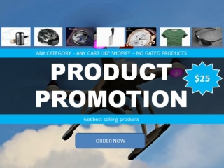 Shopify store and product promotion gigs by shopifyzone