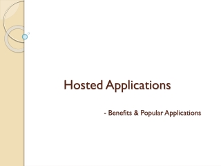 Hosted Applications by DeskPointe