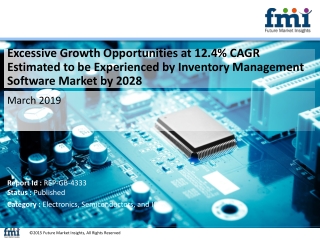 Inventory Management Software Market to Expand at 12.4% CAGR Substantially Owing to Technological Innovations by 2028