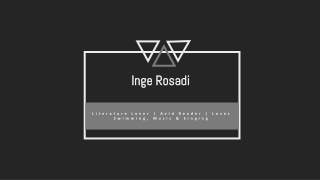 Inge Rosadi - Bachelor's Degree in Japanese Language and Literature