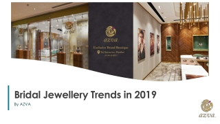 Bridal Jewellery Trends in 2019