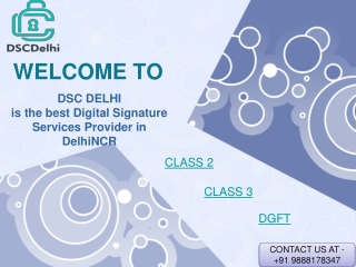 Digital Signature Certificate Provider in Noida