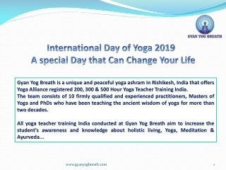 International Day of Yoga 2019 – A special Day that Can Change Your Life