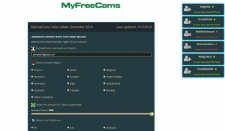 MyFreeCams Token Adder Generator 2019