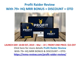 Profit Raider Review