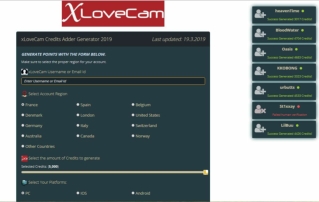 xLoveCam Credits Adder Online Generator 2019