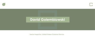 David Golembiowski - Worked At Port Authority as a Police Officer