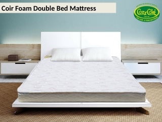 Buy Coir Foam Mattress Online | Coir Foam Double Bed Mattress - Cozy Coir