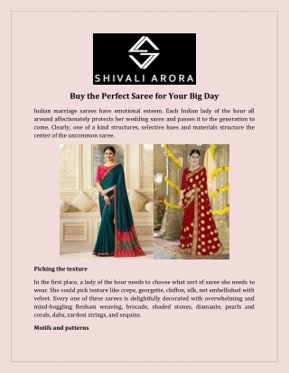 Shop Designer Saree Online Delhi