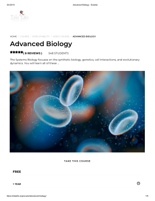 Advanced Biology - Edukite
