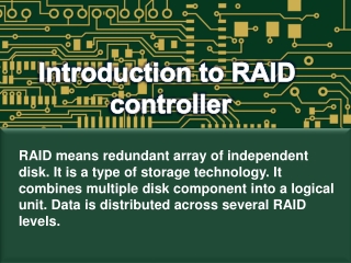 Introduction to RAID controller