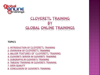 CloverETL Training | Best CloverETL Online Training