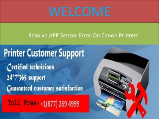 Resolve APP Sensor Error On Canon Printers