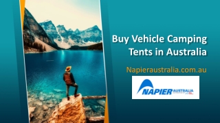 Buy Vehicle Camping Tents in Australia - Napieraustralia.com.au