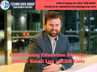 Continuning Education Director Officer Email List | CEDO Lists in usa