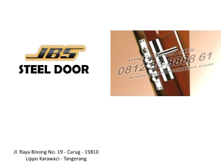 0812-3388-8861 (JBS), Model Pintu Plat Baja Depok, Pintu Sorong Baja Depok, Spesifikasi Steel Door,