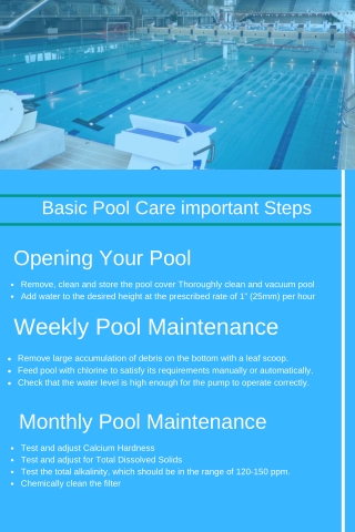 Swimming Pool Care Tips