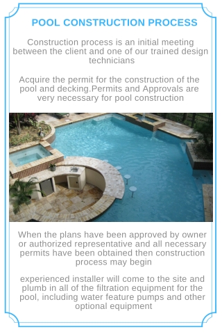 Pool Construction Process