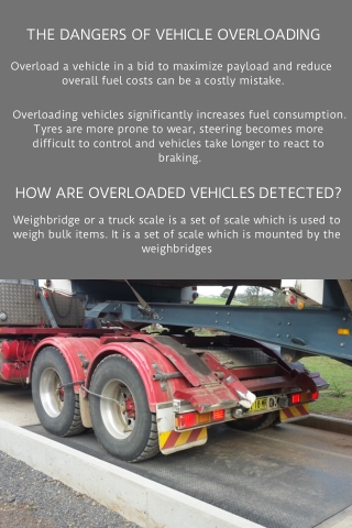 Danger of vehicle overloading