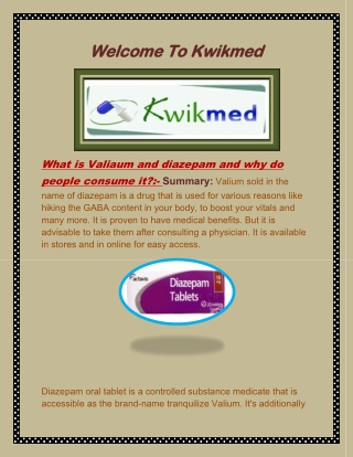 Tramadol Tablets for Sale UK, Buy Valium Next Day UK -www.kwikmed.in