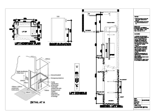 Construction Details of Lift Elevator
