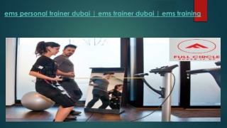 Ems Personal Trainer Dubai-ems Trainer Dubai-ems Training