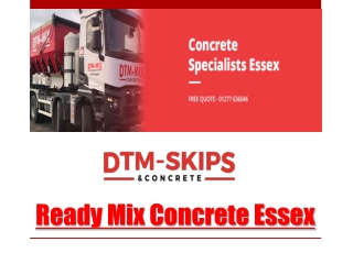 Ready Mix Concrete Essex