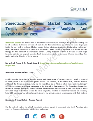 Stereotactic Systems Market Technological Innovations and Future Outlook
