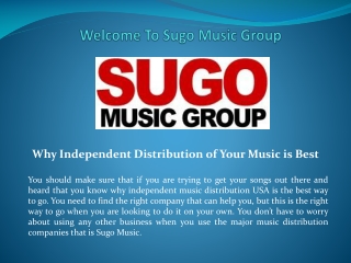 Synchronization License Music, Music Distribution Services