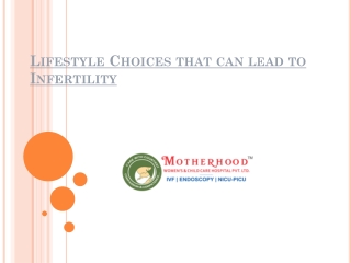 Lifestyle that can Affect Your Fertility