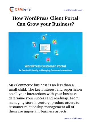 How WordPress Client Portal Can Grow your Business?