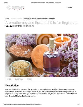 Aromatherapy and Essential Oils for Beginners - Course Gate