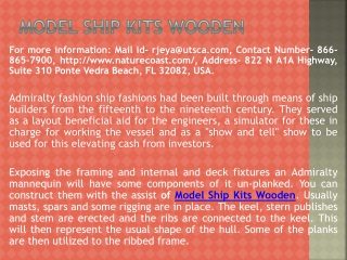 Model Ship Kits Wooden