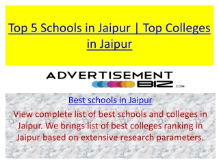 best schools in jaipur