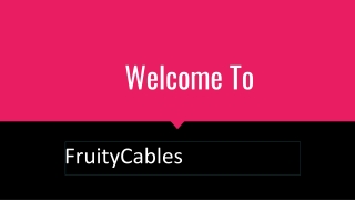 Pre Terminated Fibre Cable