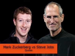 Steve Jobs vs Mark Zuckerberg