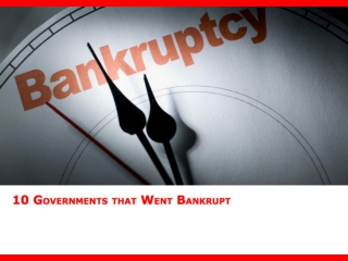 10 Governments That Went Bankrupt