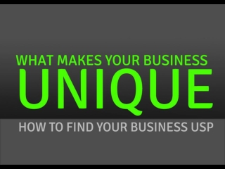 How to Find Your Business USP